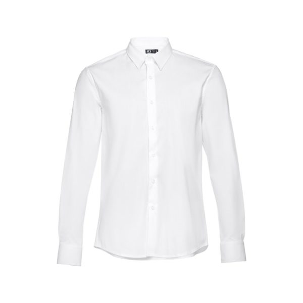 THC PARIS WH. Pánská popelínová košile - Bílá, L