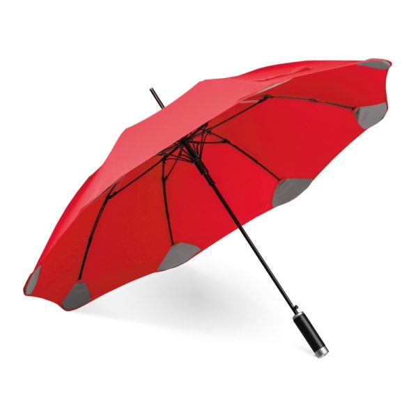 PULLA. Deštník s automatickým otevíráním - Červená