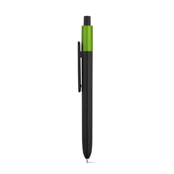 KIWU METALLIC. Kuličkové pero z ABS - Světle zelená