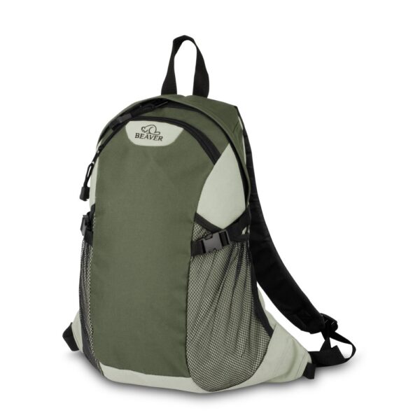 11007. polyesterový batoh, 600D - Vojenská zelená