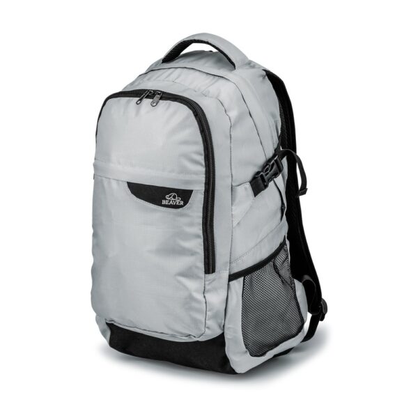11010. polyesterový batoh, 600D - Světle šedá