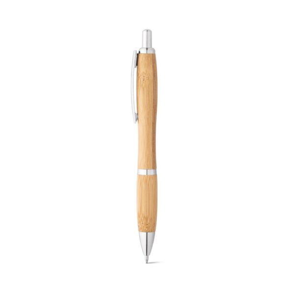 NICOLE. Bambusové kuličkové pero - Přírodní