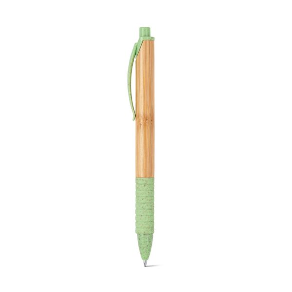 KUMA. Bambusové kuličkové pero - Světle zelená