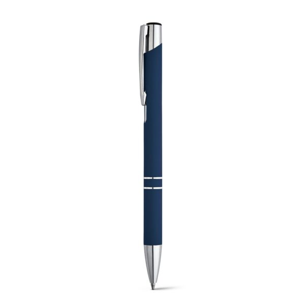 BETA SOFT. Hliníkové kuličkové pero - Modrá