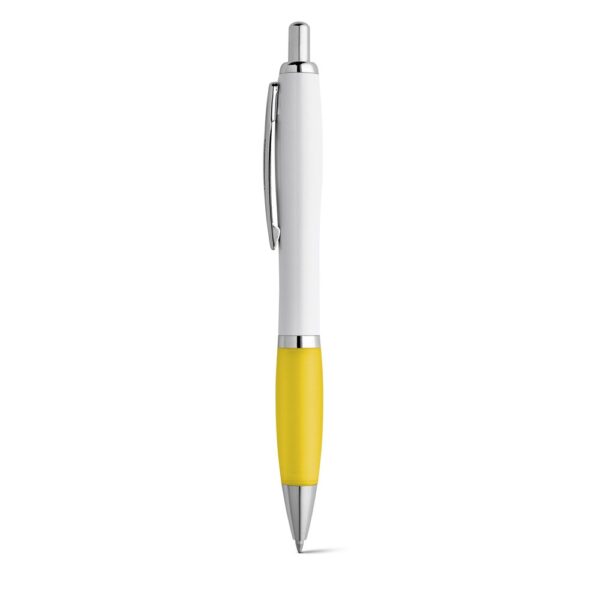 MOVE BK. Kuličkové pero s kovovým klipem - Žlutá