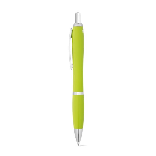 MANZONI. Antibakteriální kuličkové pero z ABS - Světle zelená