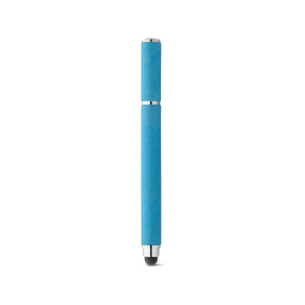 PAPYRUS. Kuličkové pero z kraftového papíru a ABS - Světle modrá