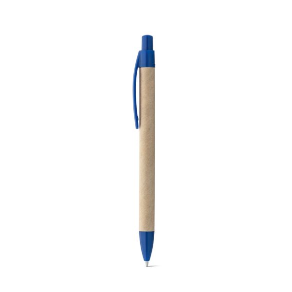 REMI. Kuličkové pero z kraftového papíru - Modrá