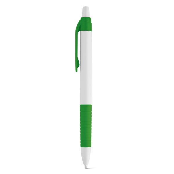 AERO. Kuličkové pero s protikluzovým gripem - Zelená