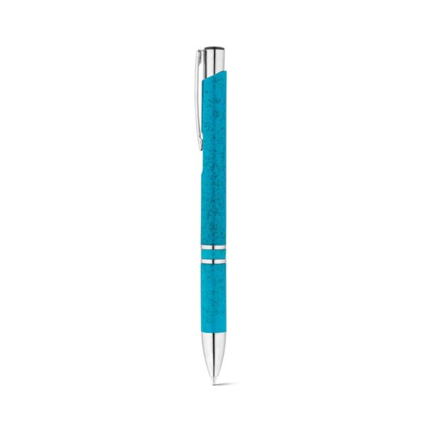 BETA WHEAT. Kuličkové pero z pšeničné slámy a ABS - Světle modrá