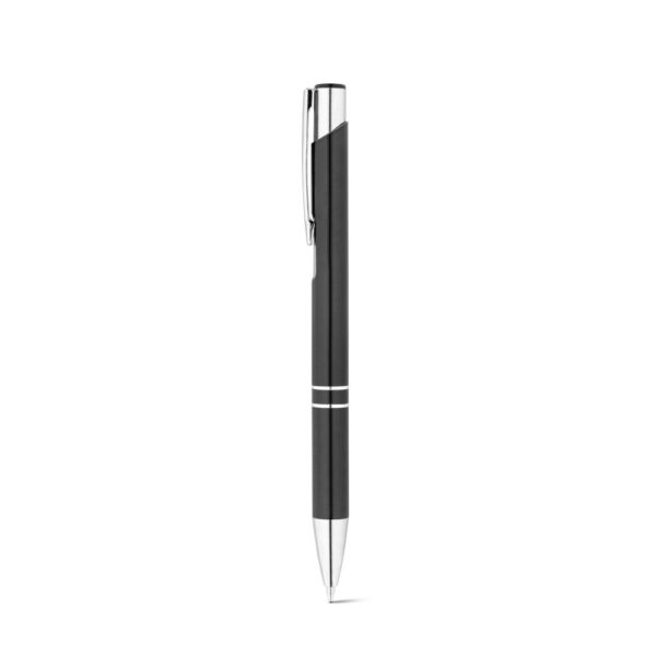 BETA ALUMINIUM. Kuličkové pero z recyklovaného hliníku - Černá