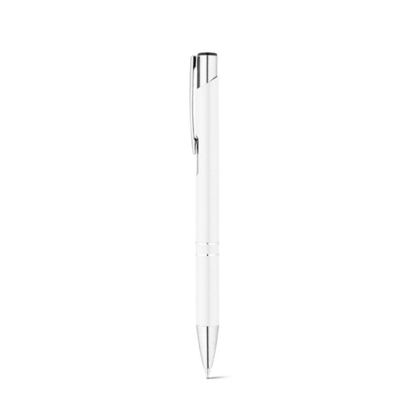 BETA ALUMINIUM. Kuličkové pero z recyklovaného hliníku - Bílá