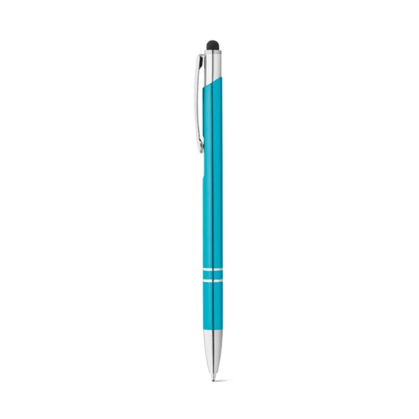 GALBA. Hliníkové kuličkové pero - Světle modrá
