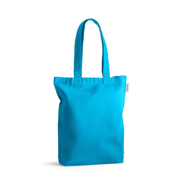 MERIDA. Taška s recyklovanou bavlnou - Světle modrá