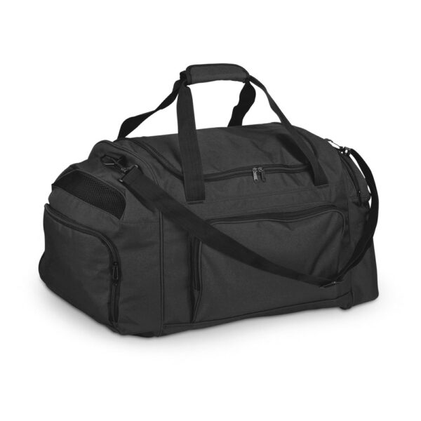 GIRALDO. Polyesterová sportovní taška 300D - Černá, 66 L