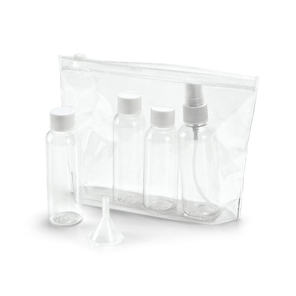 DENIRO. Vzduchotěsná kosmetická taška - Transparentní