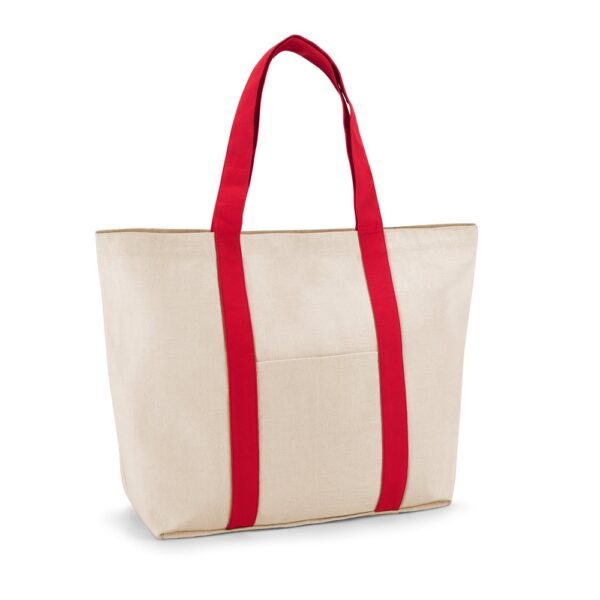 VILLE. 100% bavlněná plátěná taška - Červená