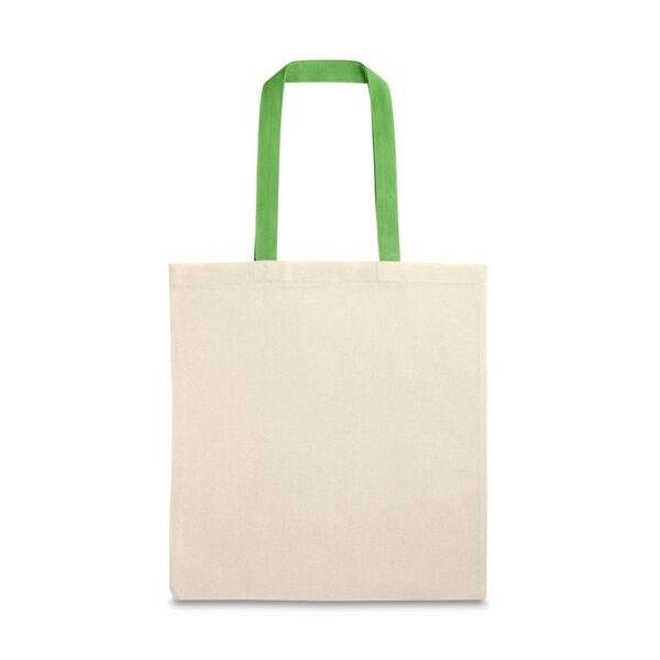 KOLONAKI. 100% bavlněná taška - Zelená