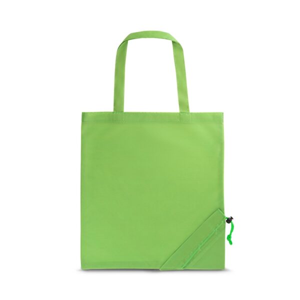 SHOPS. Skládací taška 190T - Světle zelená
