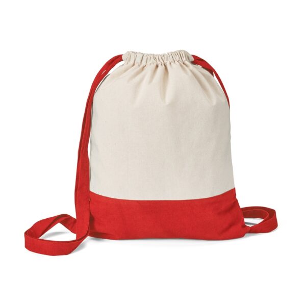 ROMFORD. 100% bavlněná stahovací taška - Červená