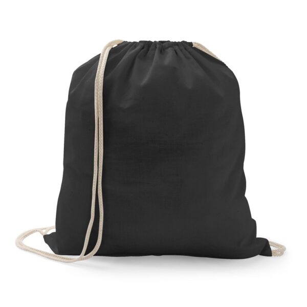 ILFORD. 100% bavlněná stahovací taška - Černá