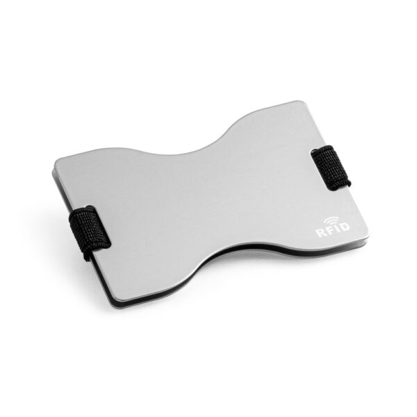 MULLER. Obal na karty z s ochrannou technologií RFID - Saténově stříbrná
