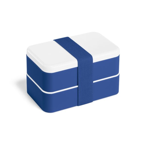 BOCUSE. Pevně uzavíratelná krabička 1360 mL s příborem - Modrá