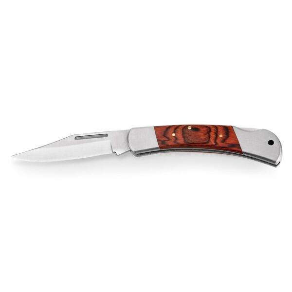 FALCON II. Kapesní nůž z nerezové oceli a dřeva - Tmavá přírodní
