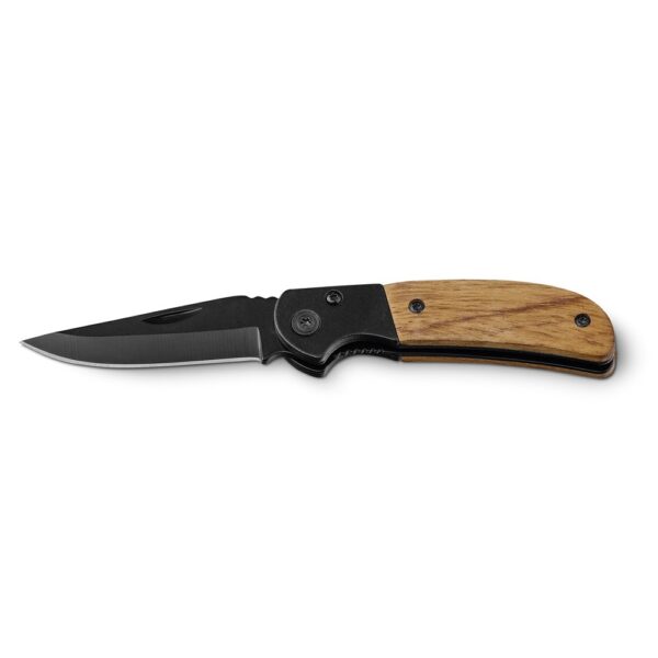 SPLIT. Kapesní nůž z nerezové oceli a dřeva - Přírodní