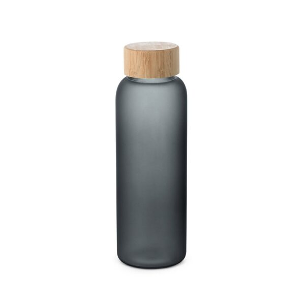 LILLARD. Láhev z borosilikátového skla v matném provedení 500 ml - Černá, 500 ml
