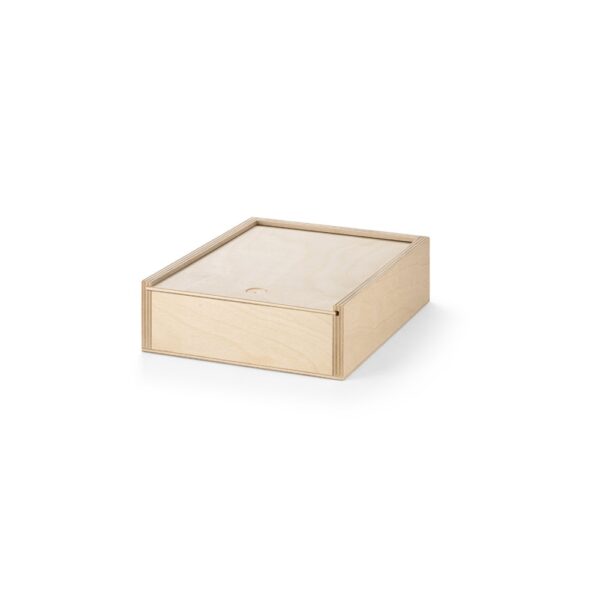 BOXIE WOOD S. Dřevěná krabice - Světlá přírodní