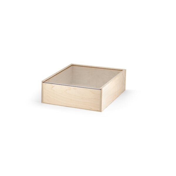 BOXIE CLEAR S. Dřevěná krabice - Světlá přírodní