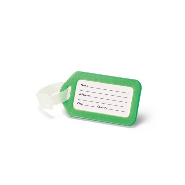 FINDO. Identifikační štítek na zavazadla - Zelená