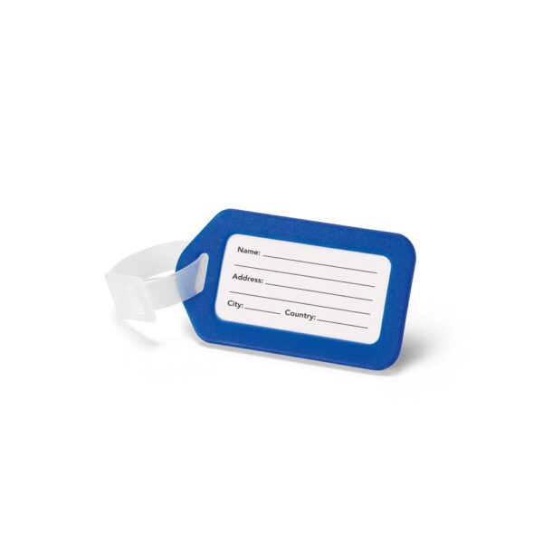 FINDO. Identifikační štítek na zavazadla - Královská modrá