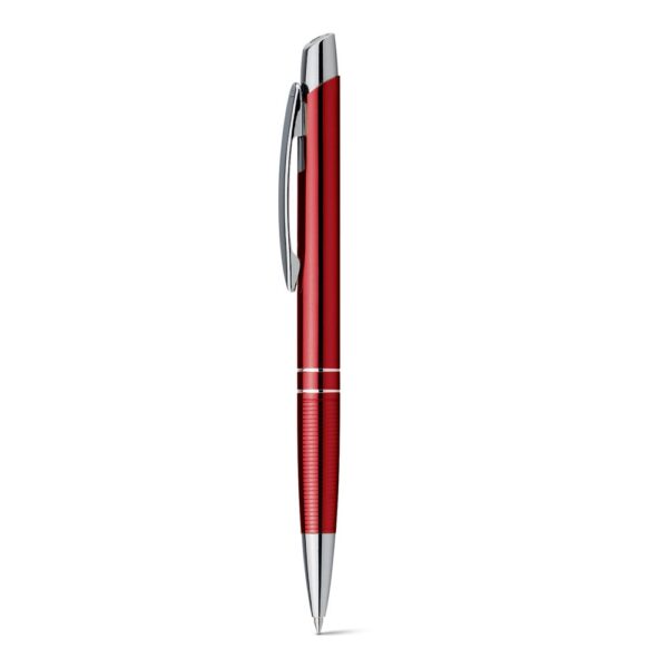 11081. Hliníkové kuličkové pero - Červená