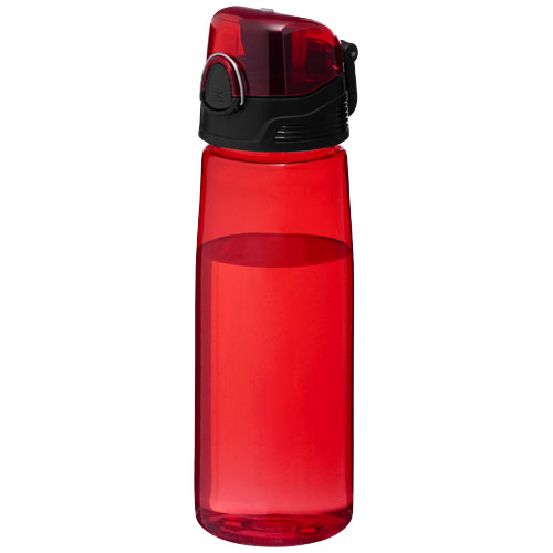 Sportovní láhev Capri - Průhledná červená