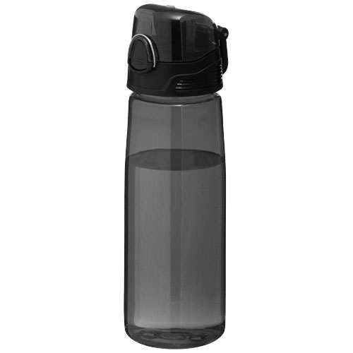 Sportovní láhev Capri - Transparentní černá