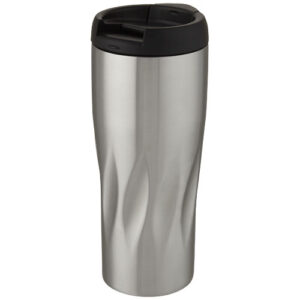 Měď hrnek s tepelnou izolací o objemu 450 ml Waves - Stříbrný