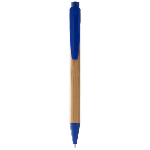 Kuličkové pero Borneo - Přírodní / Světle modrá