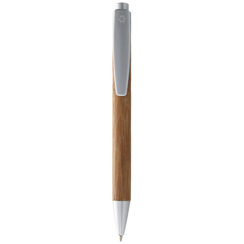Kuličkové pero Borneo - Přírodní / Stříbrný