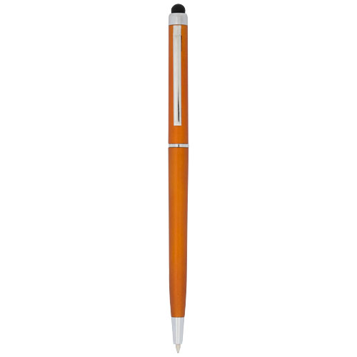 Kuličkové pero a stylus Valeria z ABS plastu - Oranžová