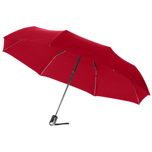 21,5" deštník Alex s automatickým otvíráním/skládáním - Červená
