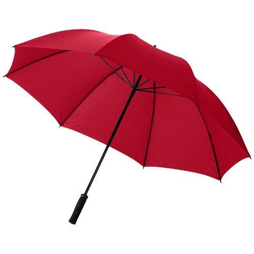30” golfový deštník Yfke s držadlem z materiálu EVA - Červená