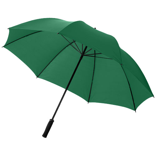 30” golfový deštník Yfke s držadlem z materiálu EVA - Lovecká zelená