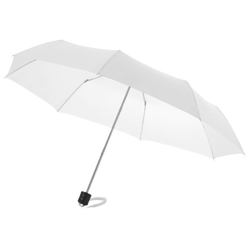 21,5" skládací deštník Ida - Bílá