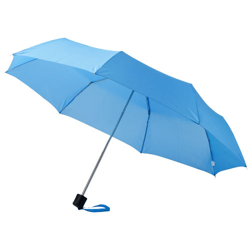 21,5" skládací deštník Ida - Modrá barva