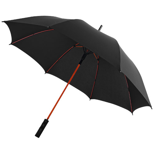 23" větruodolný deštník Stark s automatickým otvíráním - Červená / Černá