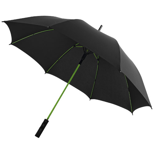 23" větruodolný deštník Stark s automatickým otvíráním - Limetka / Černá