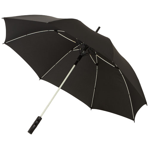 23" větruodolný deštník Stark s automatickým otvíráním - Bílá / Černá