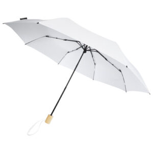 Skládací větruodolný deštník Birgit 21'' z recyklovaného PET materiálu